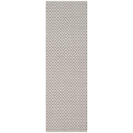 Safavieh 2 ft. 3 in. x 9 ft. Runner Montauk Hand Woven RugIvory & Grey MTK716A-29